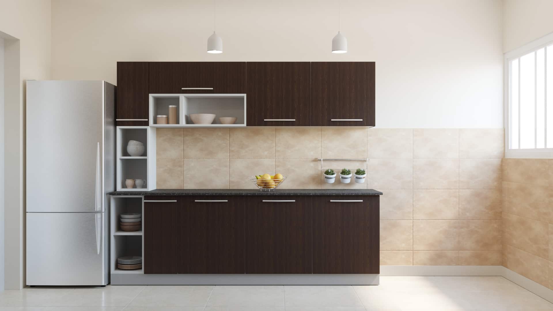 Parallel Modular Kitchen Interior